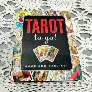 Tarot to Go! by Peter Pauper Press Inc Vintage 2002 Book And Card Set Tarot Deck